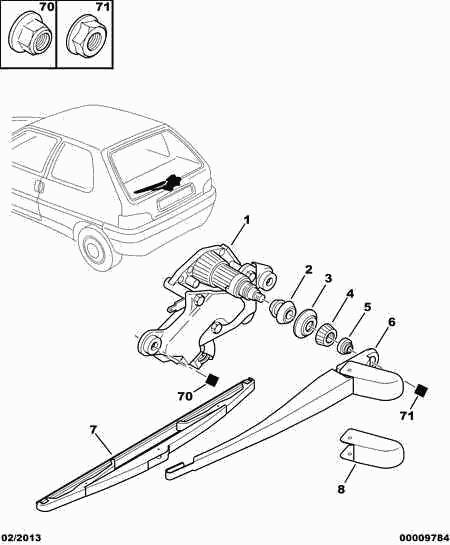 PEUGEOT 6426 LW - Щетка стеклоочистителя parts5.com