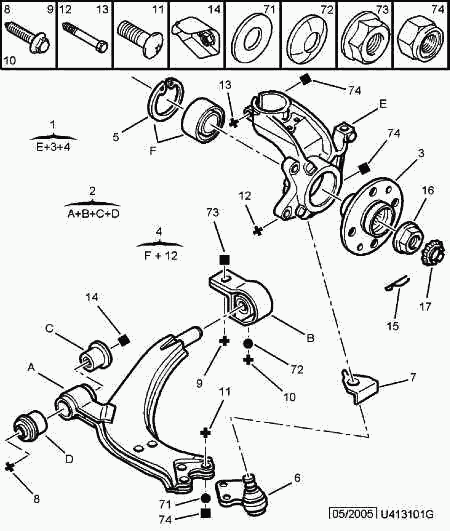 Suzuki 3520 H5 - Bush of Control / Trailing Arm parts5.com