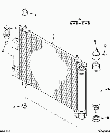 CITROËN 6460 T9 - O-RING parts5.com