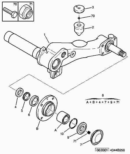 CITROËN 3748.72 - Комплект подшипника ступицы колеса parts5.com