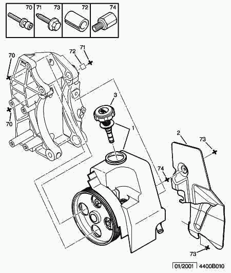 CITROËN 4007.KZ - Гидравлический насос, рулевое управление, ГУР parts5.com