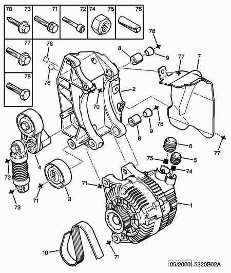 CITROËN/PEUGEOT 5750.YE - Поликлиновой ремень parts5.com