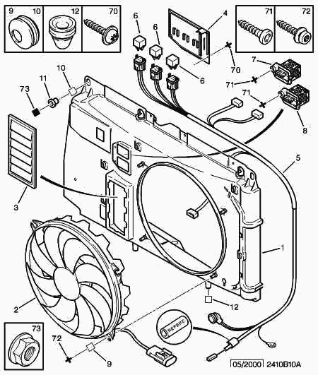 PEUGEOT 1253 A4 - Вентилятор, охлаждение двигателя parts5.com