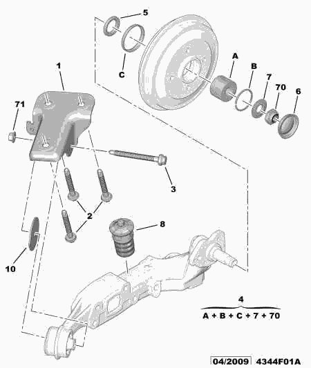 CITROËN 3748.77 - Комплект подшипника ступицы колеса parts5.com