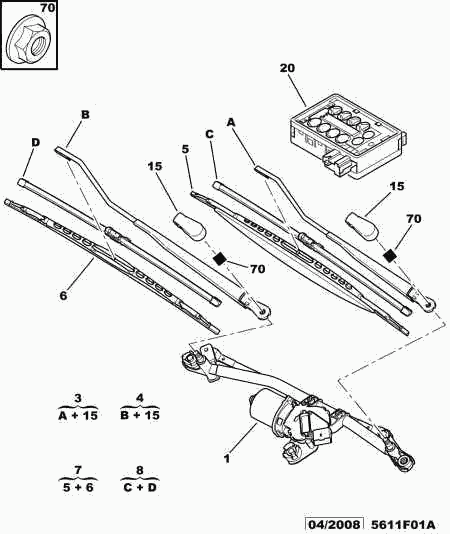 PEUGEOT 6426 TX - Limpiaparabrisas parts5.com