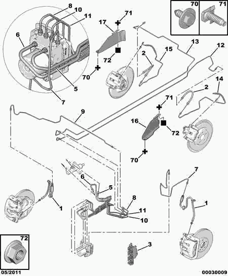 PEUGEOT 4806 67 - Brake Hose parts5.com