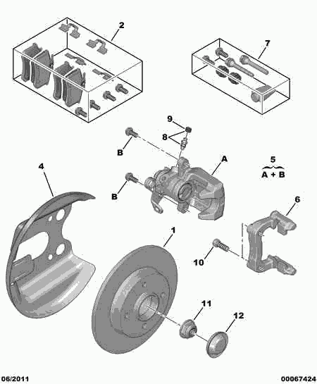 CITROËN 4401 N6 - Тормозной суппорт parts5.com