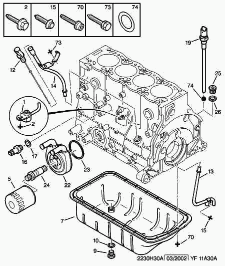 PEUGEOT 1109 T1 - Масляный фильтр parts5.com