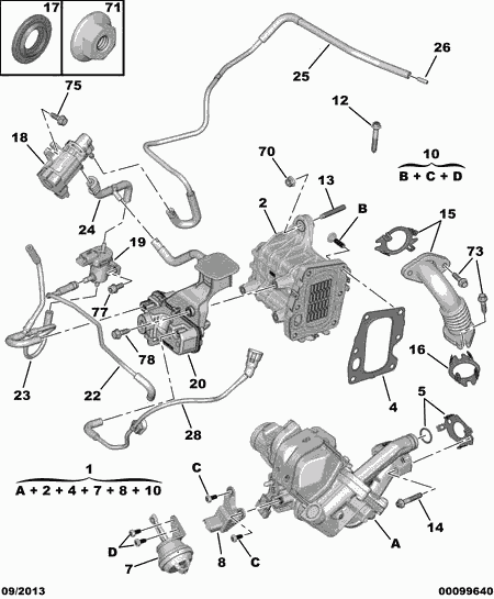 PEUGEOT 98 075 930 80 - Клапан возврата ОГ parts5.com