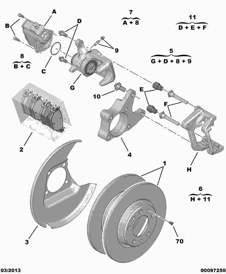 CITROËN 16 089 992 80 - Элемент управления, стояночная тормозная система parts5.com