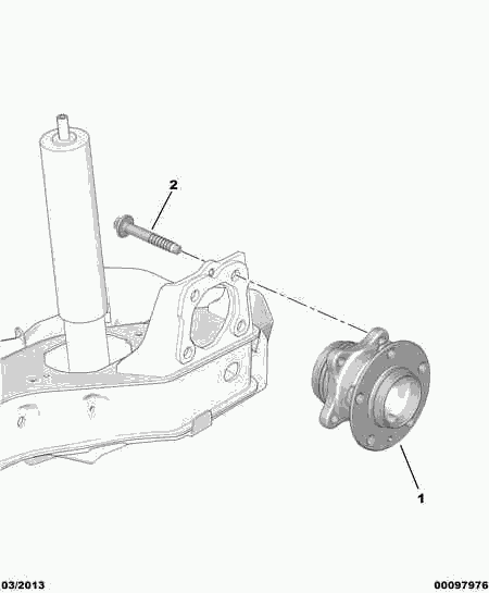 CITROËN 98 037 361 80 - Комплект подшипника ступицы колеса parts5.com