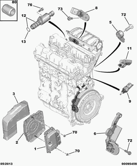 RENAULT TRUCKS 96 367 771 80 - Sensor, temperatura del refrigerante parts5.com