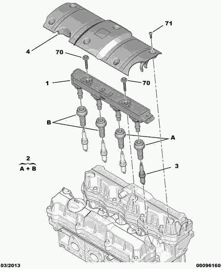 CITROËN/PEUGEOT 98 002 515 80 - Катушка зажигания parts5.com