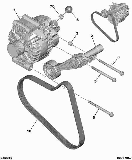 CITROËN 5705.KG - Генератор parts5.com