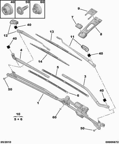 CITROËN 6426 XF - Limpiaparabrisas parts5.com