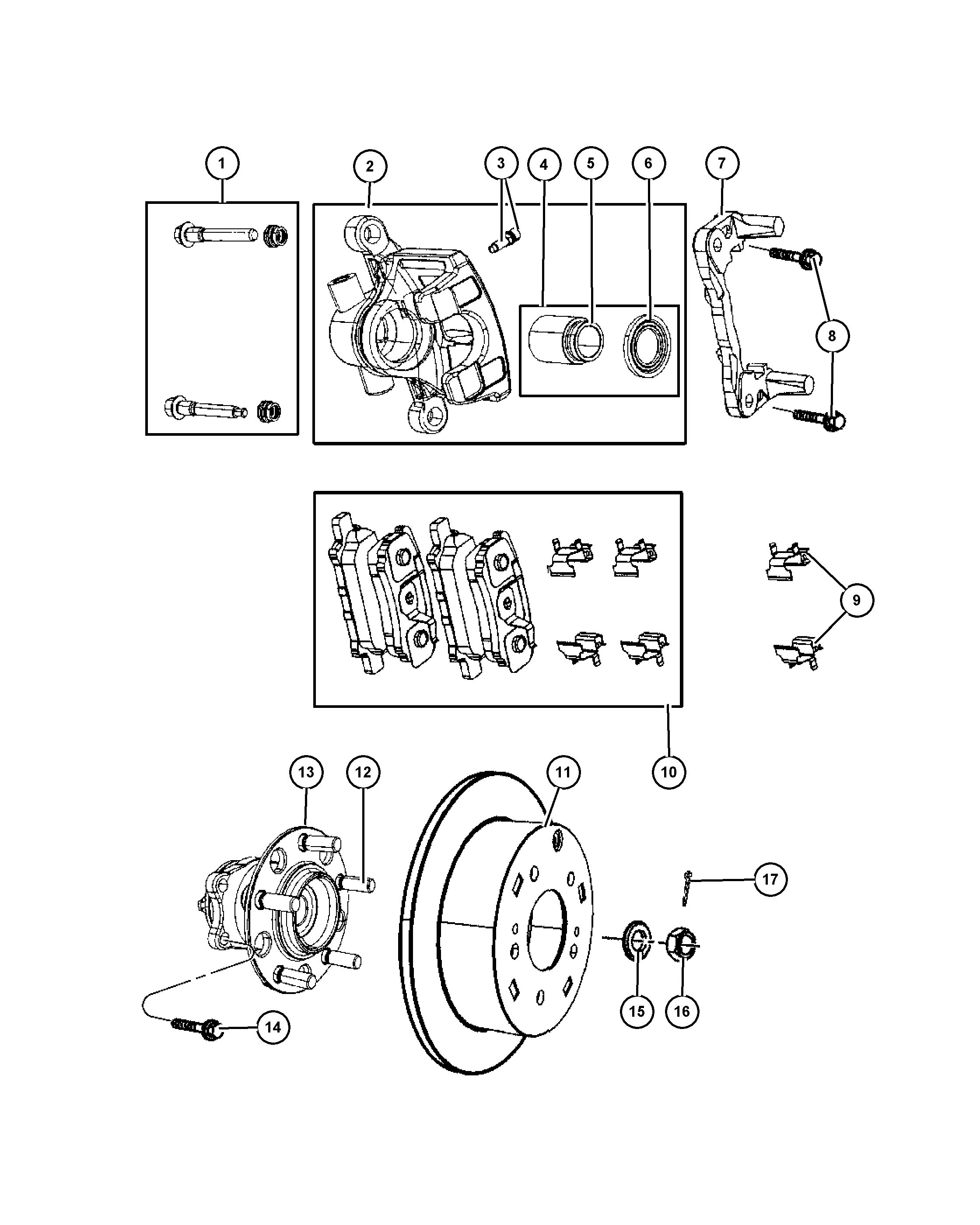 Dodge 5191 267AA - Тормозной суппорт parts5.com