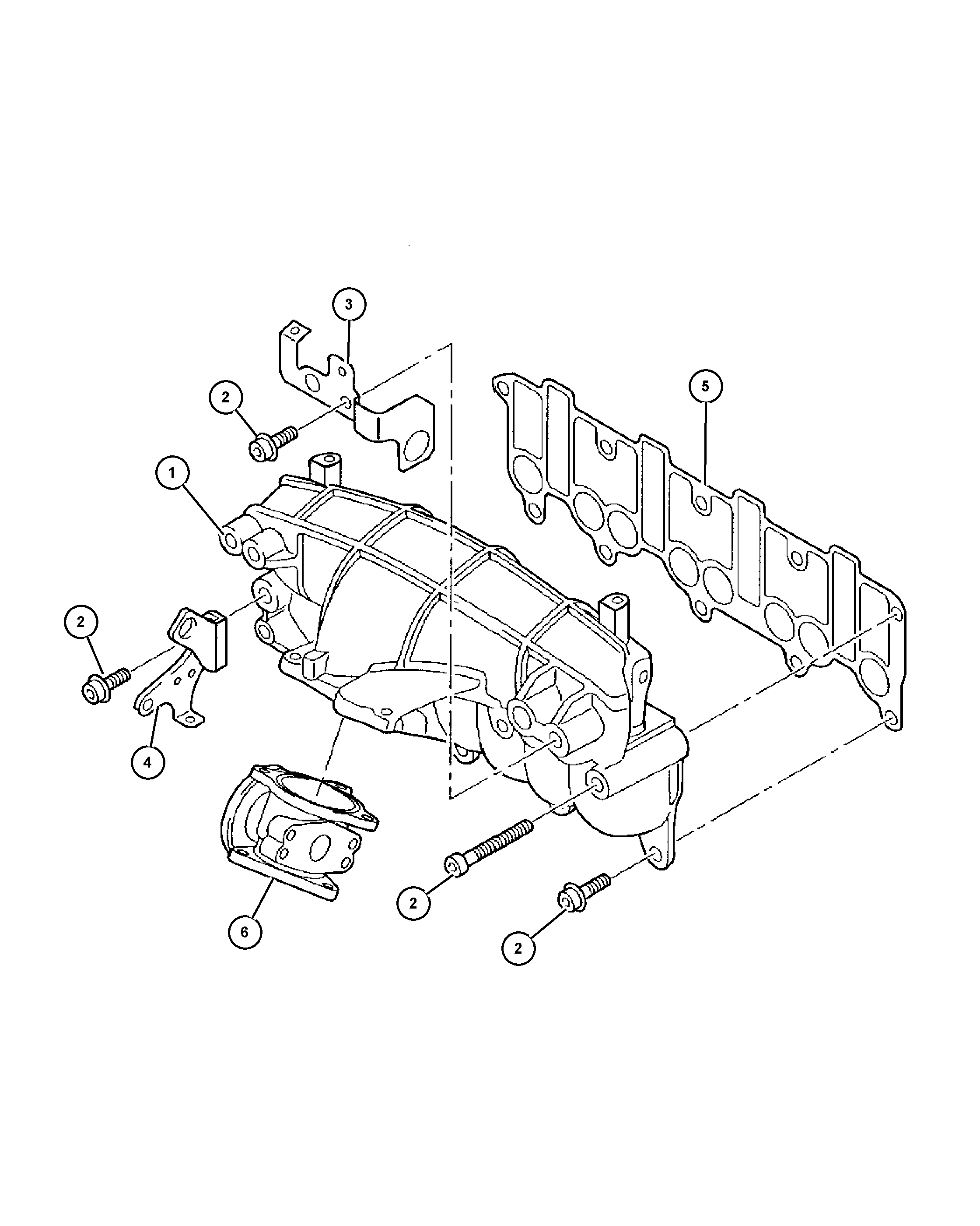 Dodge 68001 558AA - Клапан возврата ОГ parts5.com