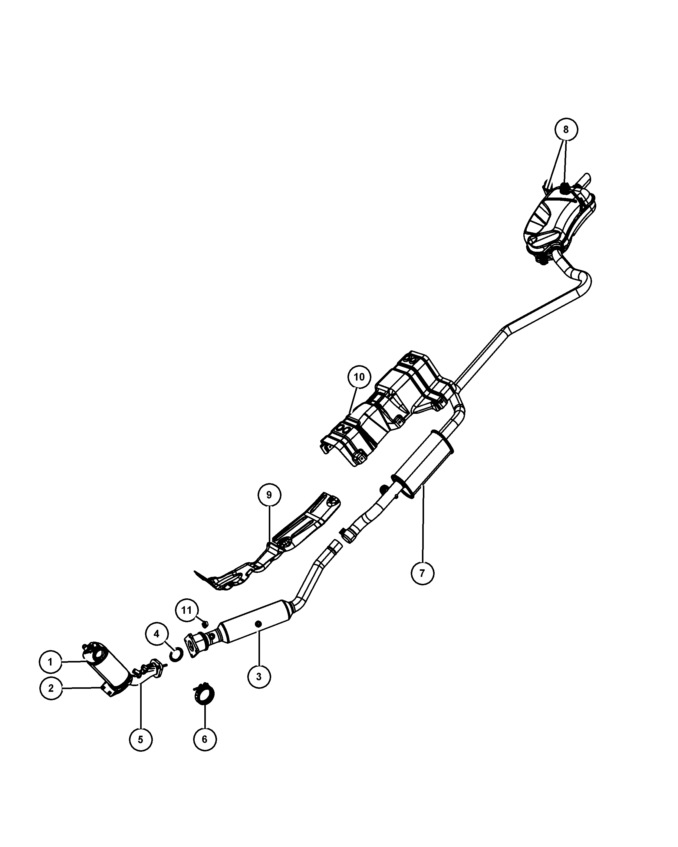 Jeep 5105 630AA - Прокладка, труба выхлопного газа parts5.com