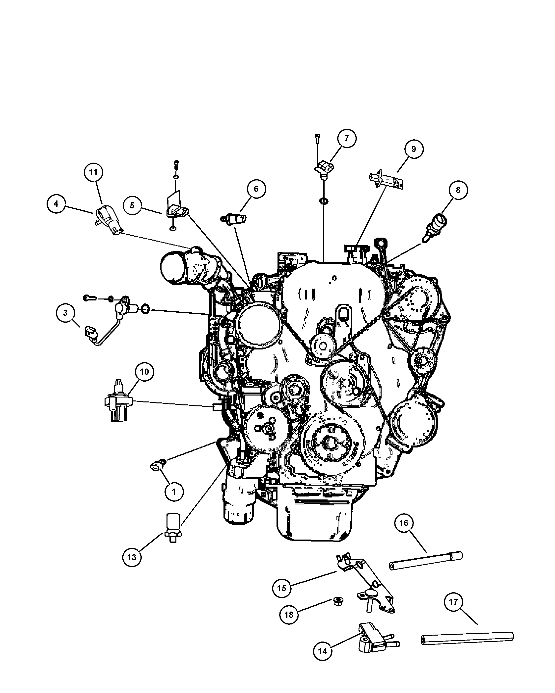 Jeep 68031 593AA - Датчик, давление наддува parts5.com