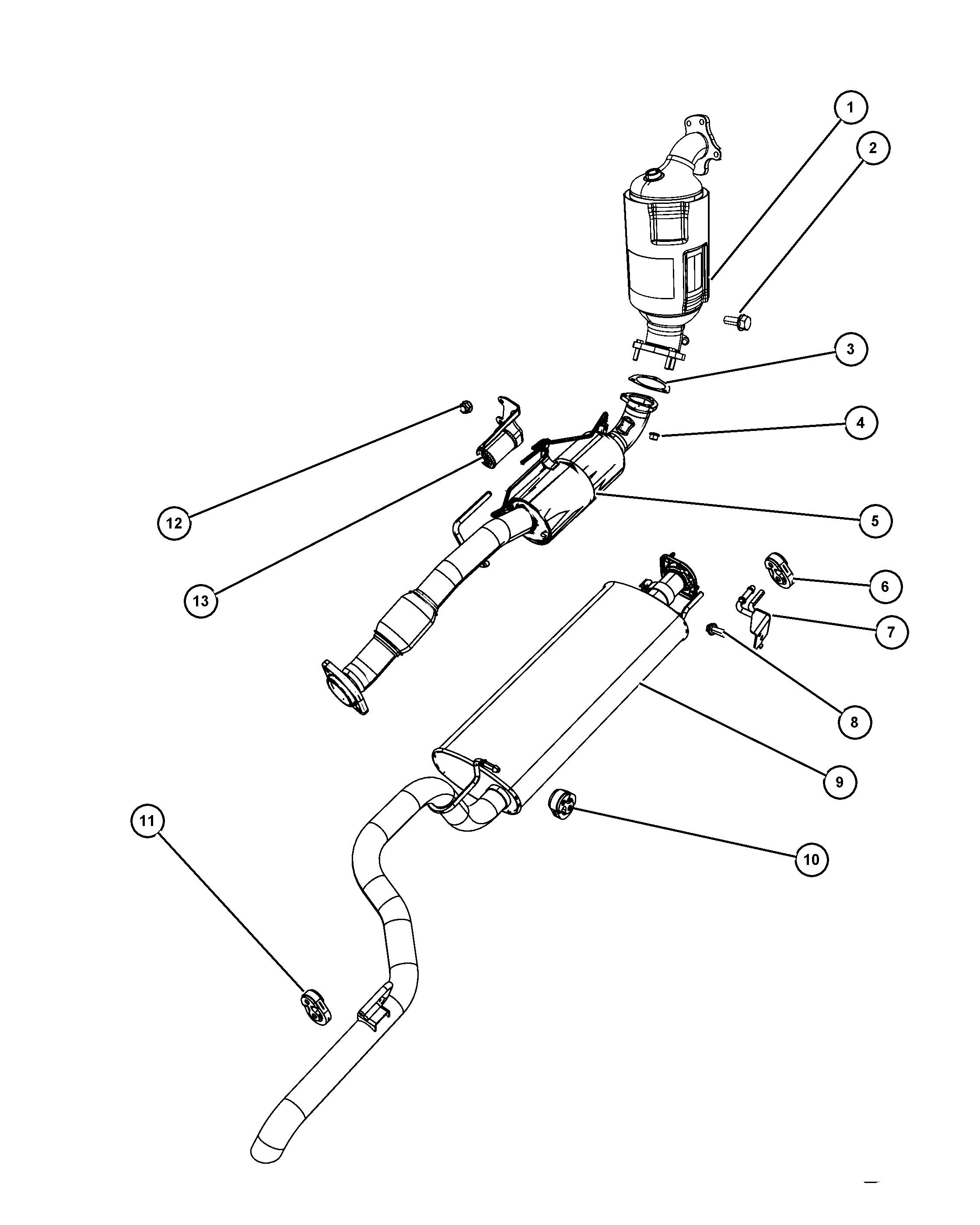 Jeep 6104 716AA - Гайка, выпускной коллектор parts5.com