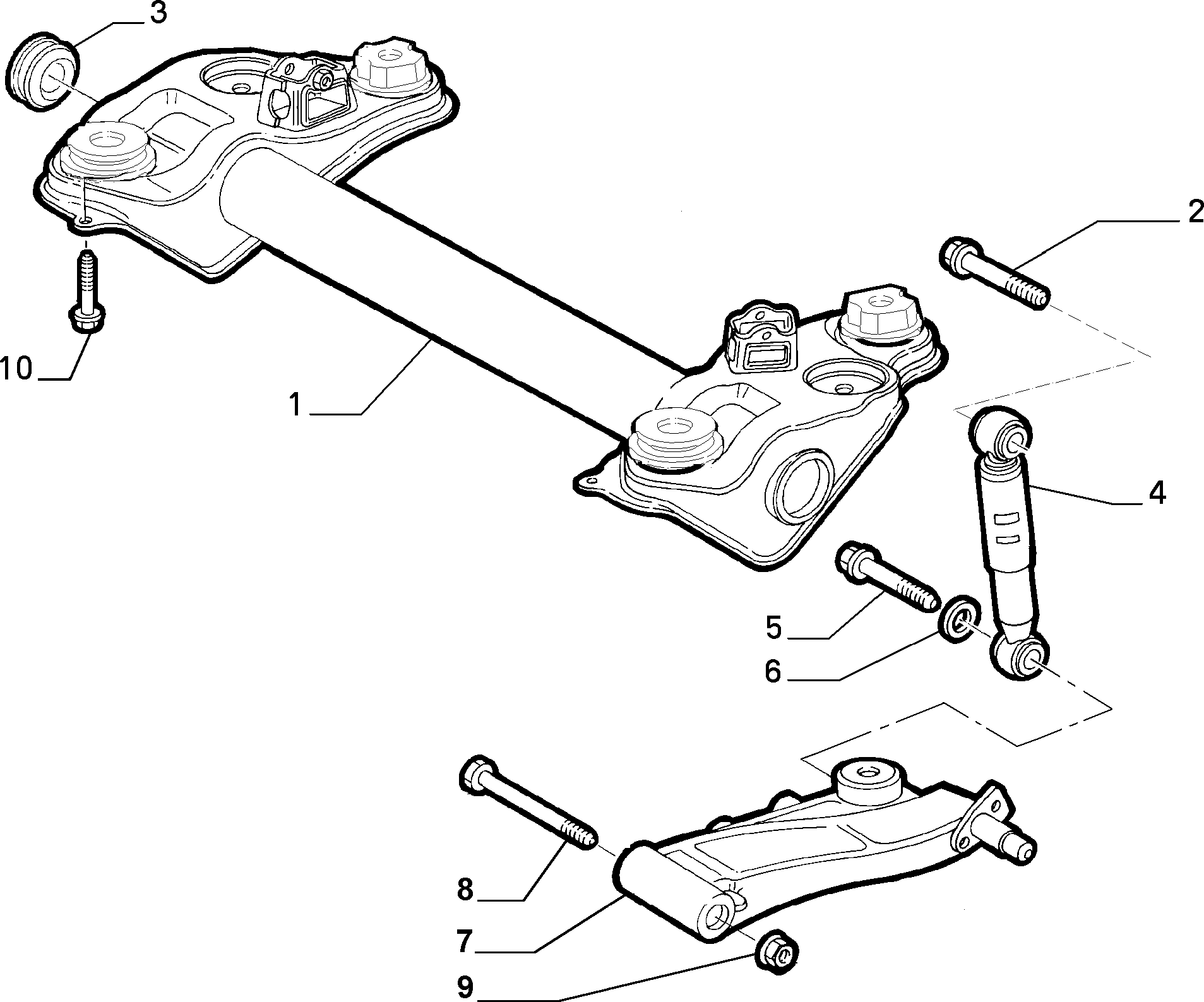 FIAT 71718284 - Амортизатор parts5.com