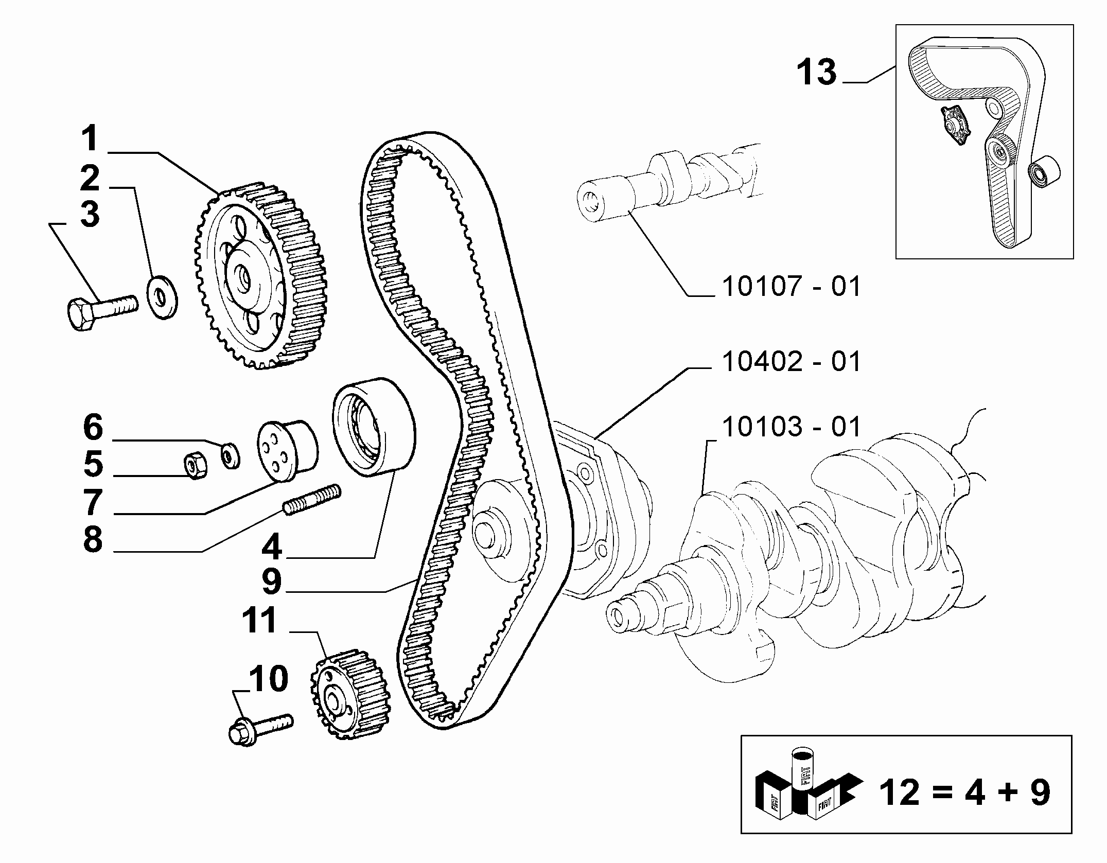 Alfa Romeo 71771594 - Water Pump & Timing Belt Set parts5.com