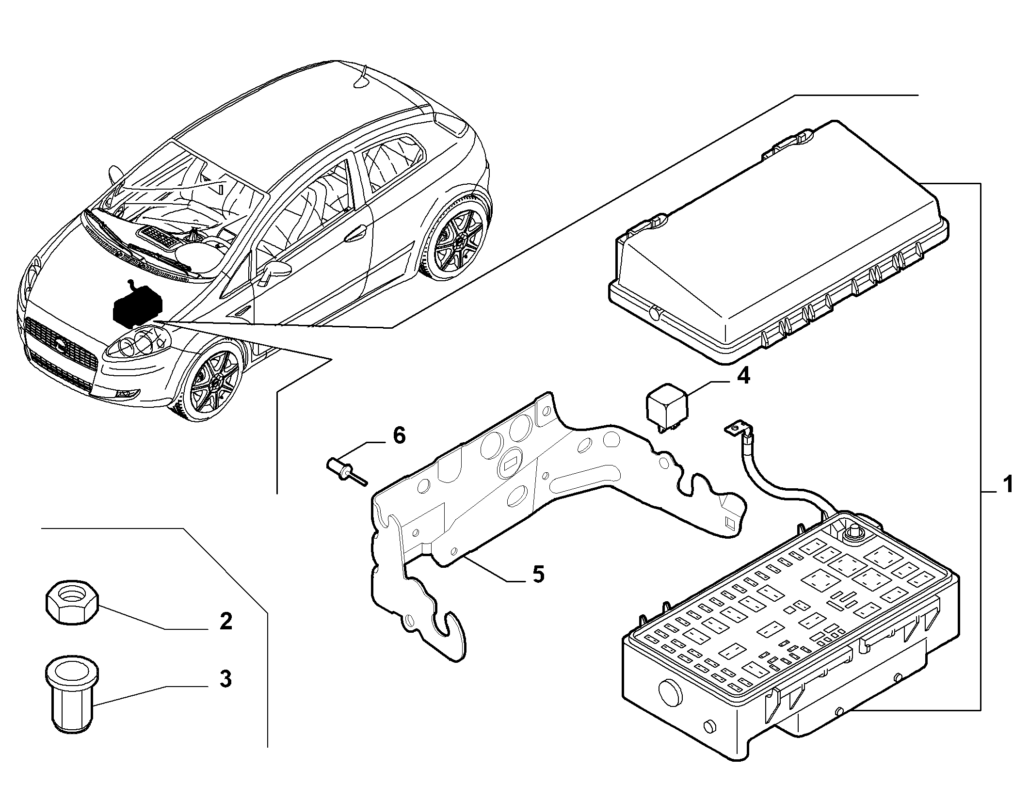 FIAT 51769616 - Реле, рабочий ток parts5.com