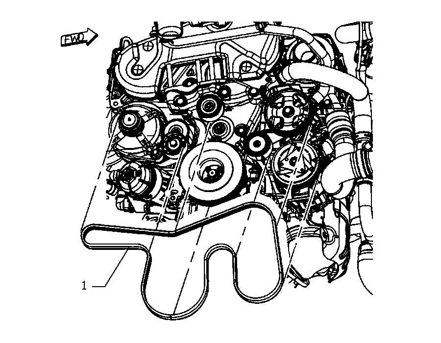 FIAT K04627095AA - Поликлиновой ремень parts5.com