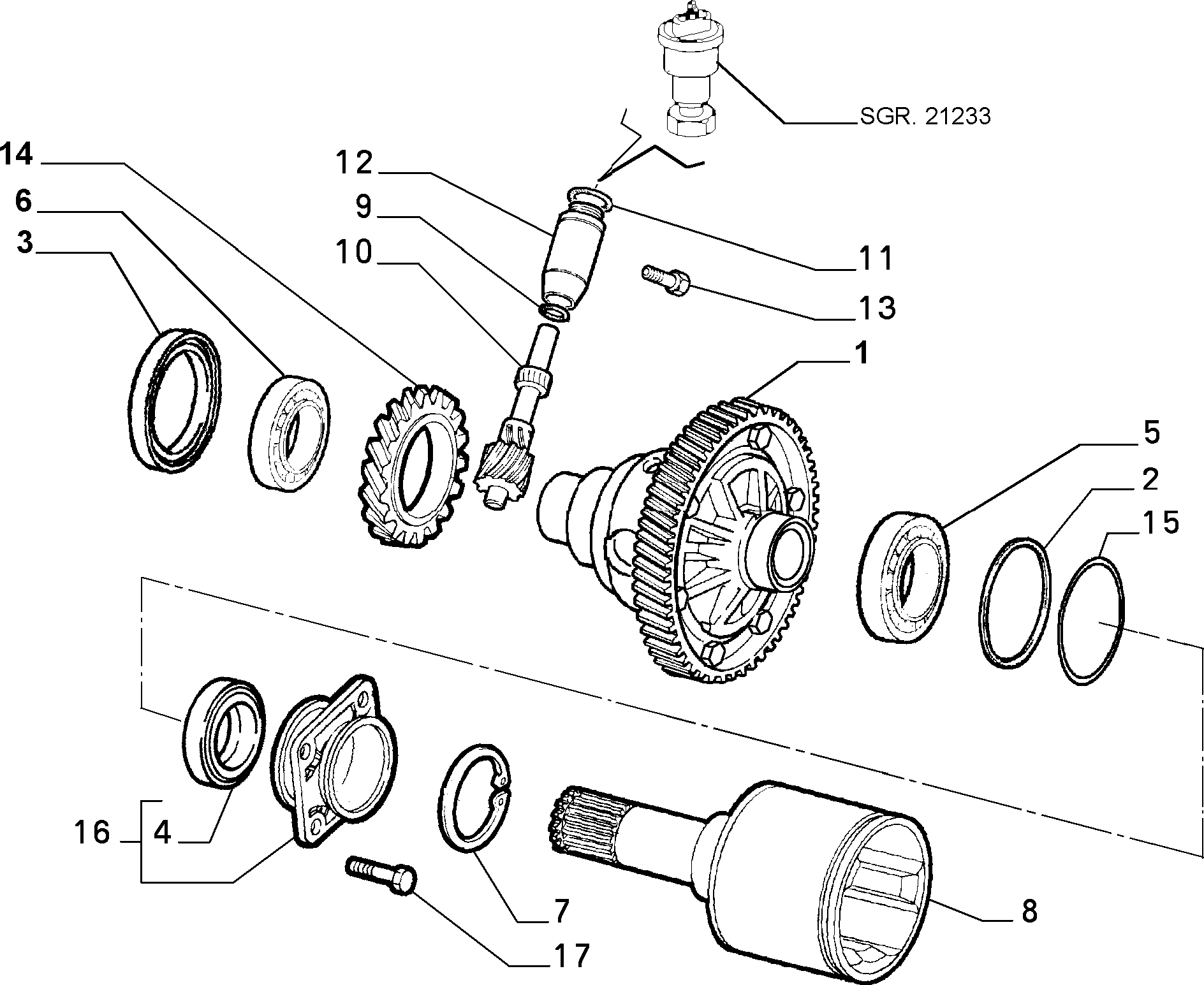 FIAT 7754073 - Датчик частоты вращения, ступенчатая коробка передач parts5.com