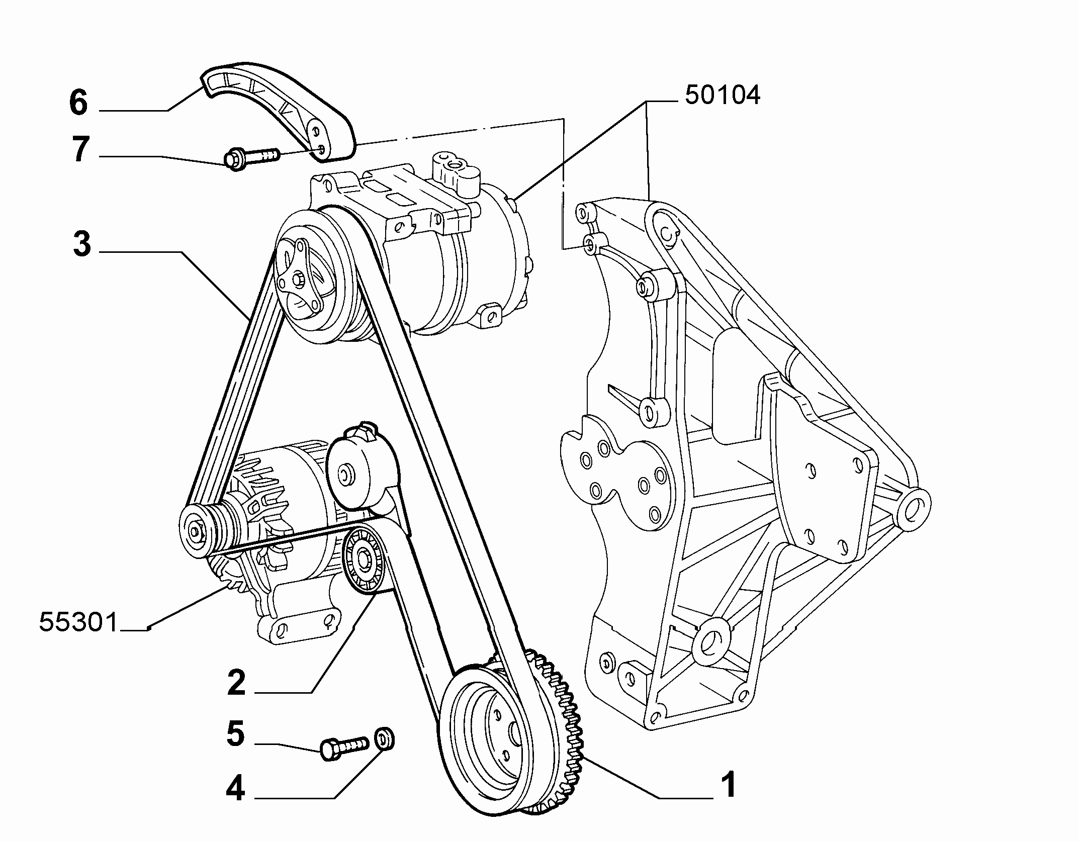 Opel 55232827 - Направляющий ролик, поликлиновый ремень parts5.com