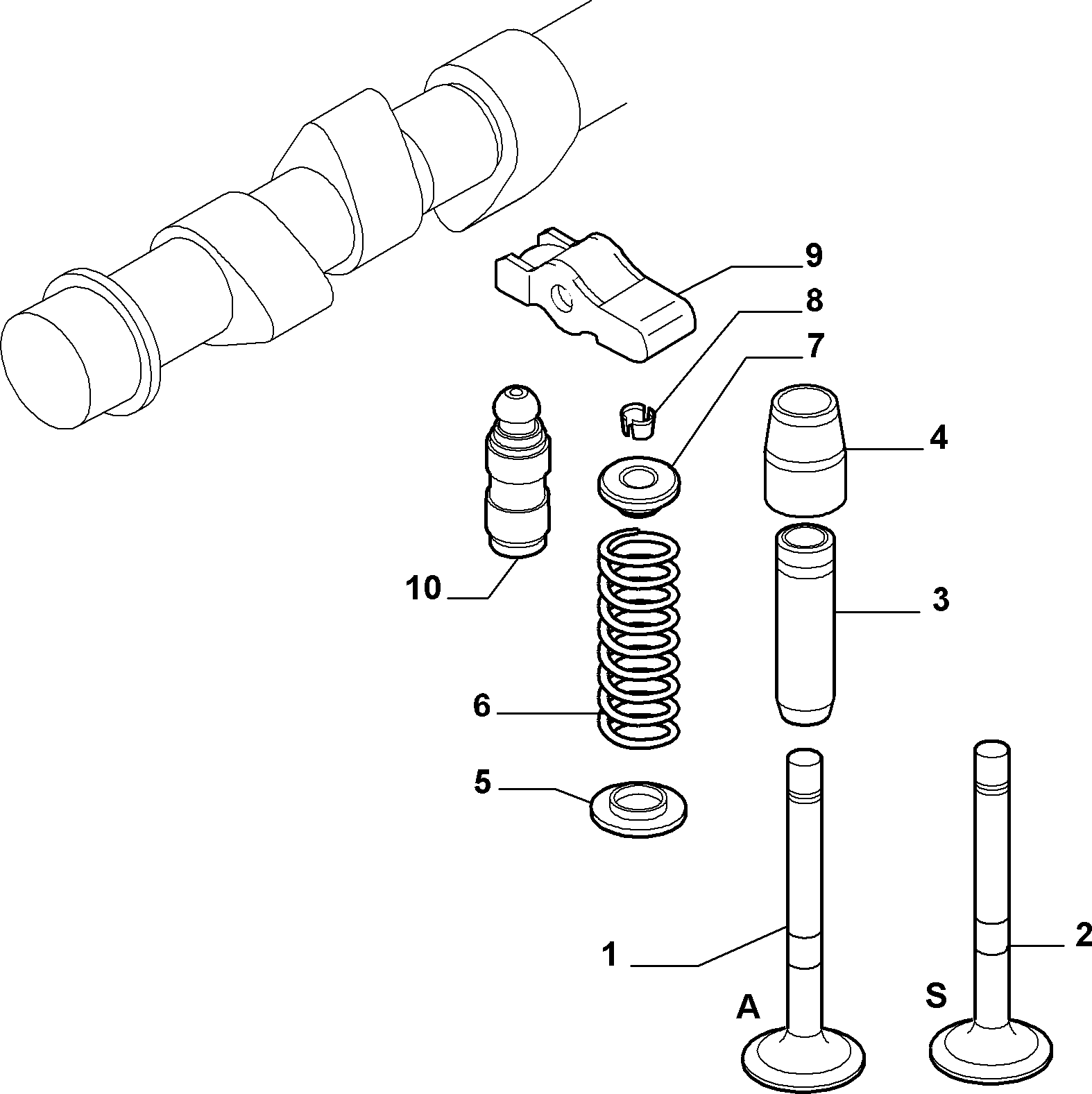 FORD 55204574 - Впускной клапан parts5.com