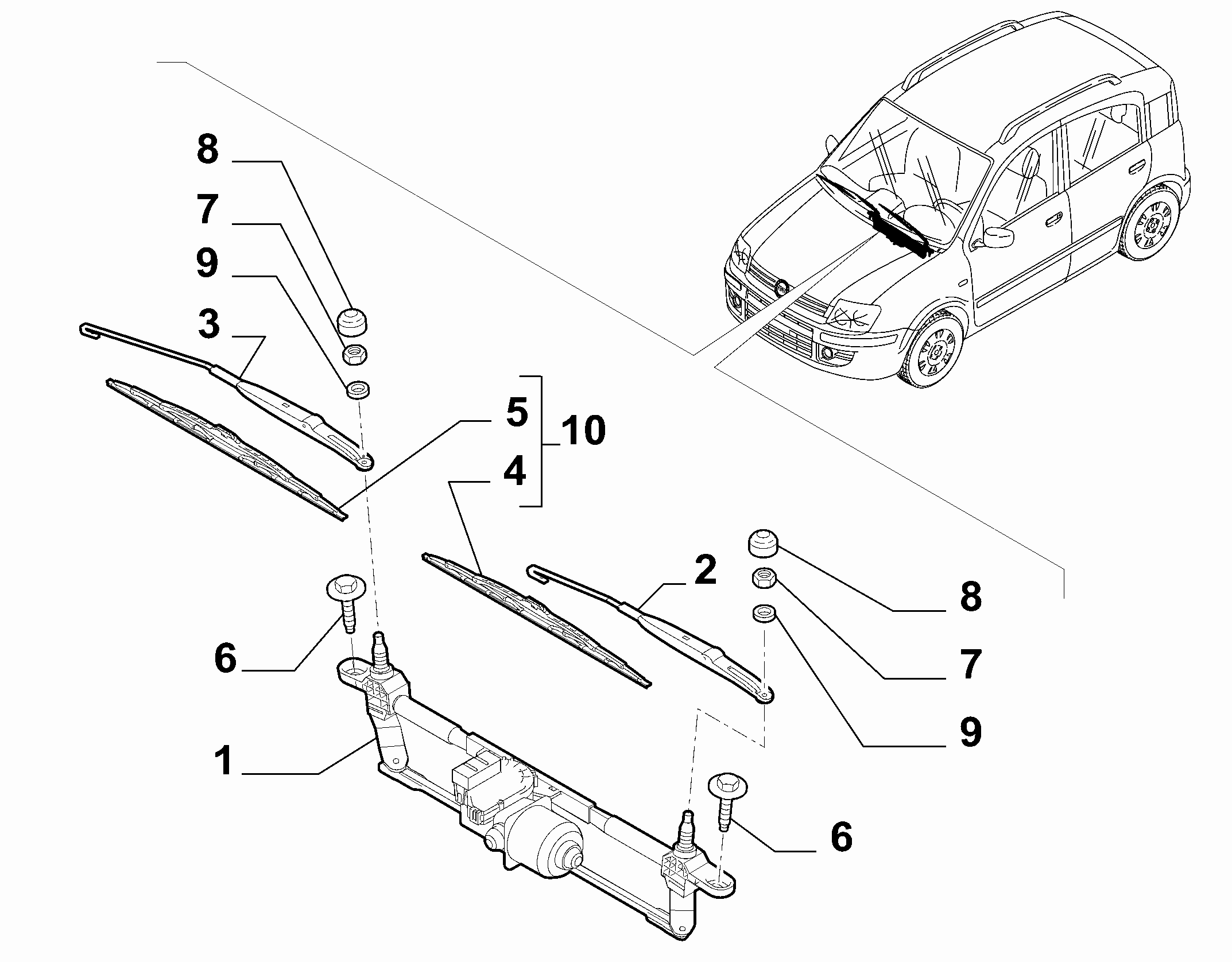 FIAT 51700527 - Wiper Blade parts5.com