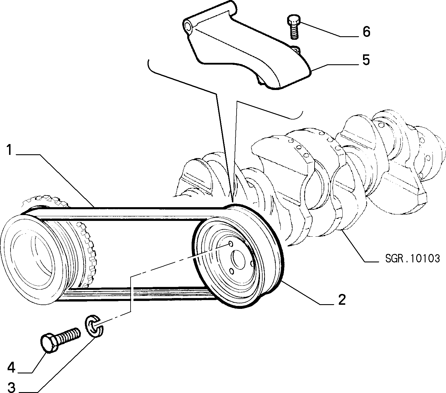 FIAT 71719398 - Correa trapecial poli V parts5.com