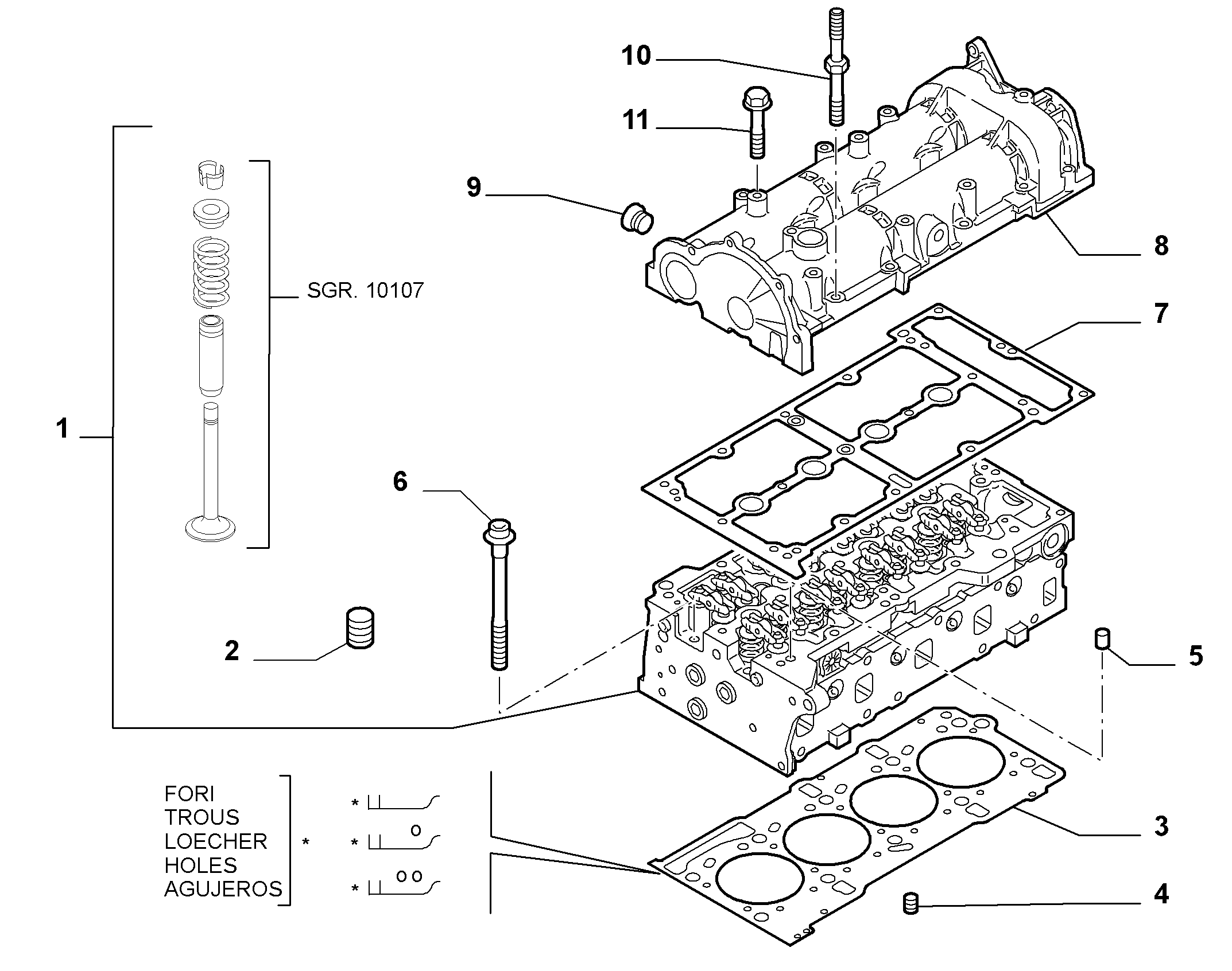 FIAT 55209070 - Прокладка, головка цилиндра parts5.com