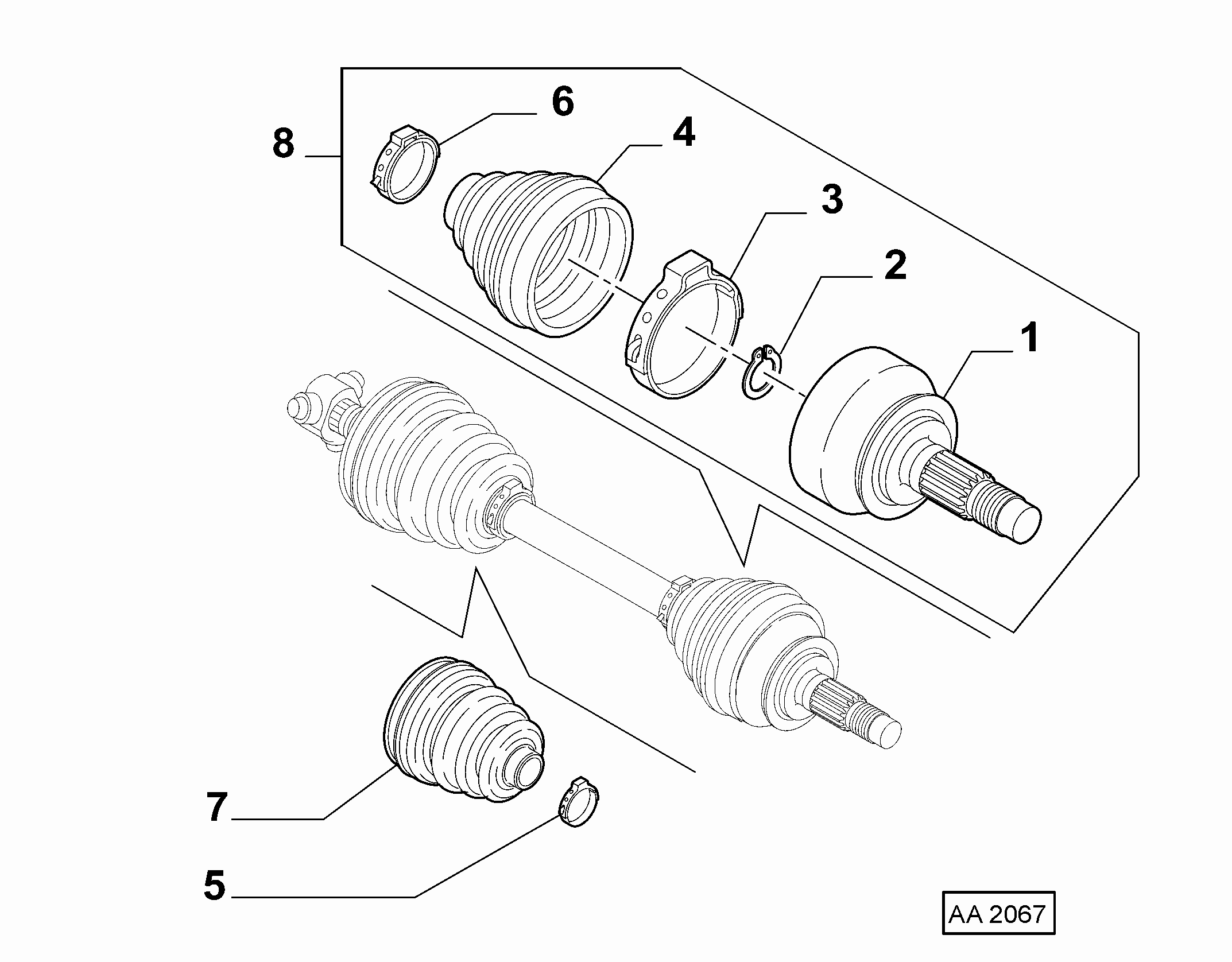 FIAT 46307733 - Пыльник, приводной вал parts5.com