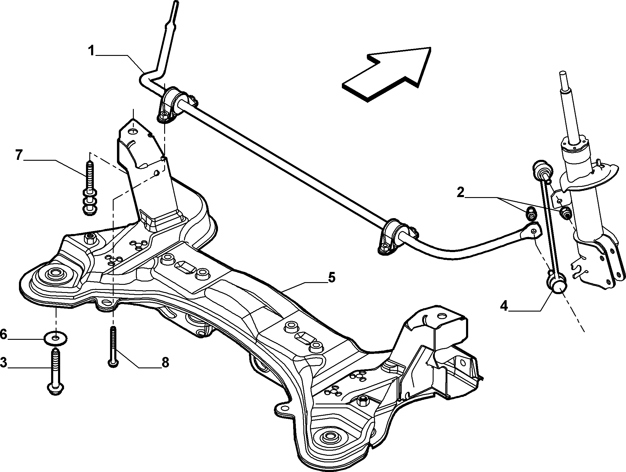 Abarth 50700941 - Тяга / стойка, стабилизатор parts5.com