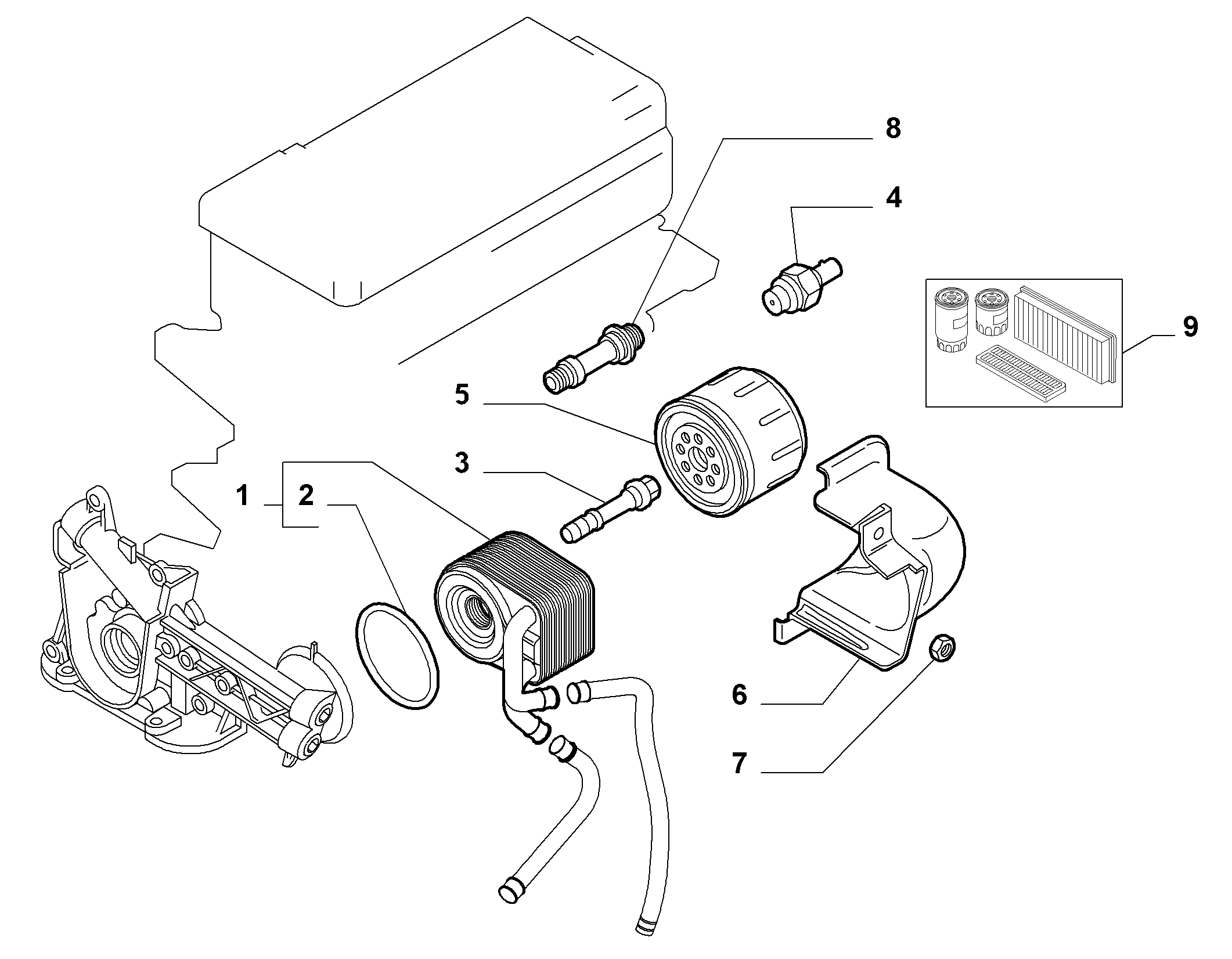 Lancia 71753742 - Масляный фильтр parts5.com