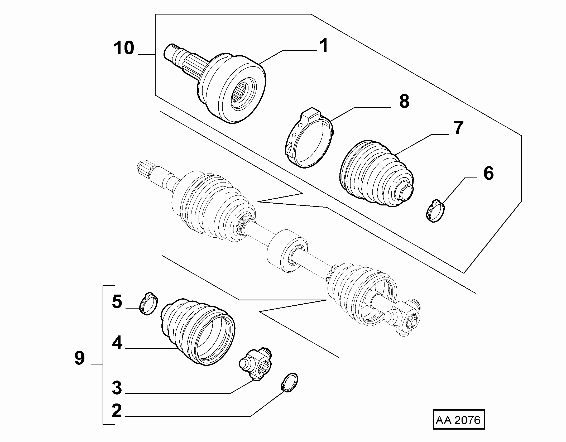 FIAT 4 644 8513 - Муфта с шипами, приводной вал parts5.com