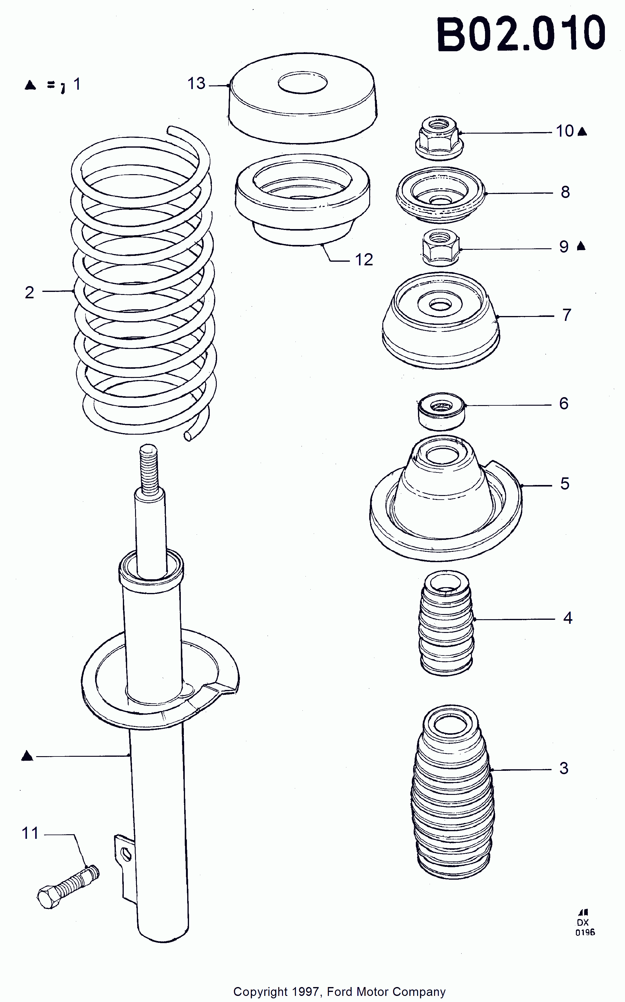 FORD 1088068 - Амортизатор parts5.com