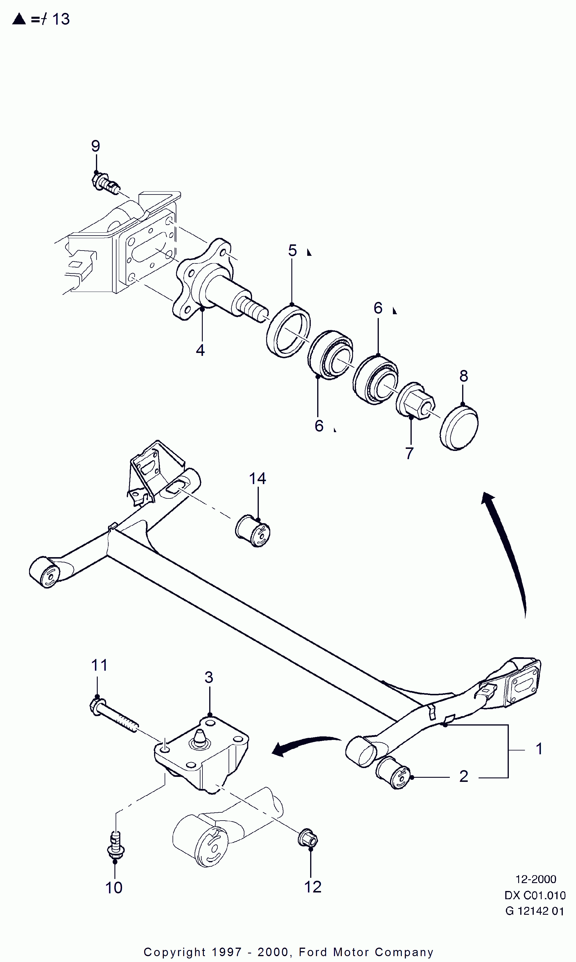 FORD 1375743 - Wheel hub, bearing Kit parts5.com