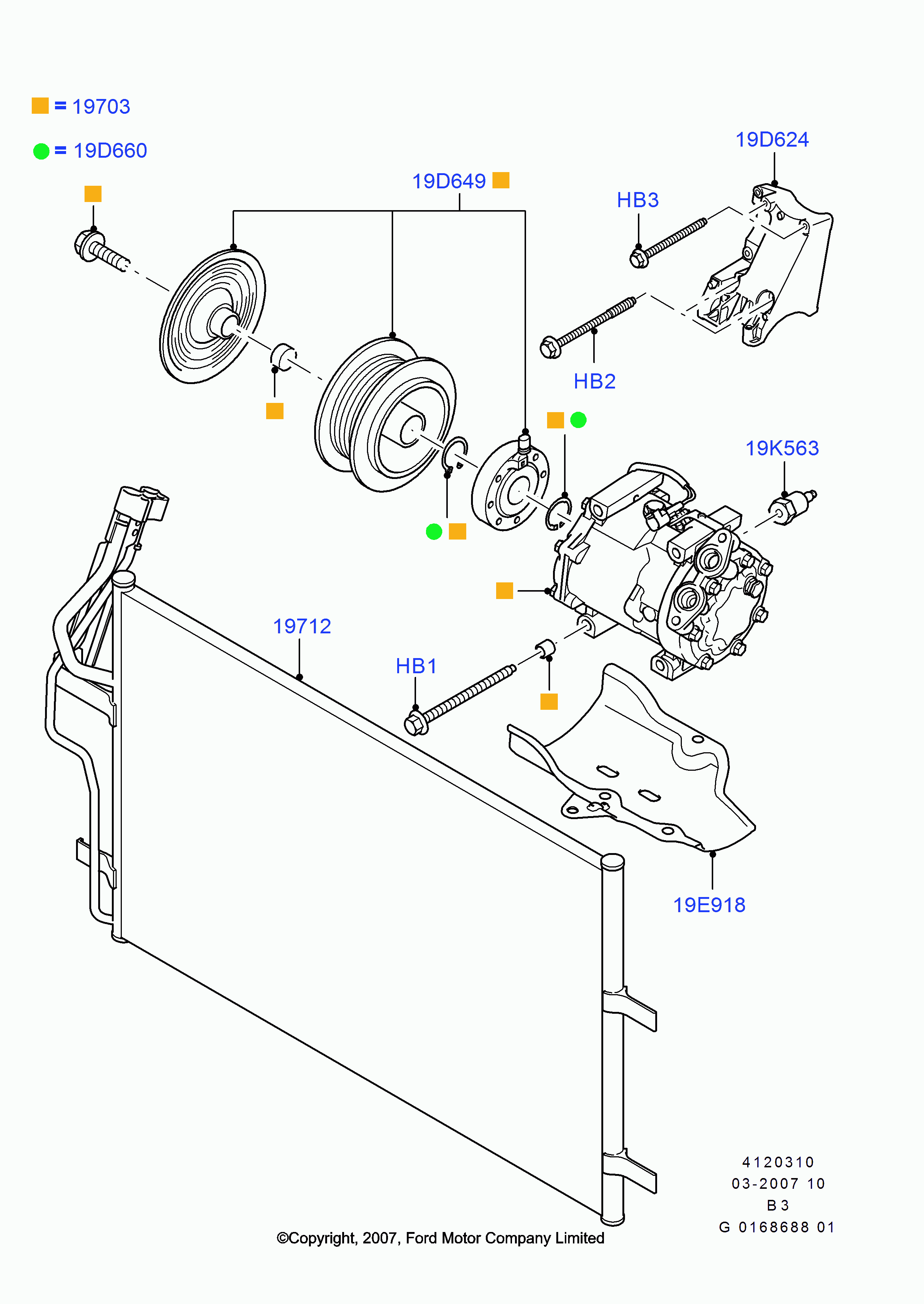 FORD 1 677 171 - Compressor, air conditioning parts5.com