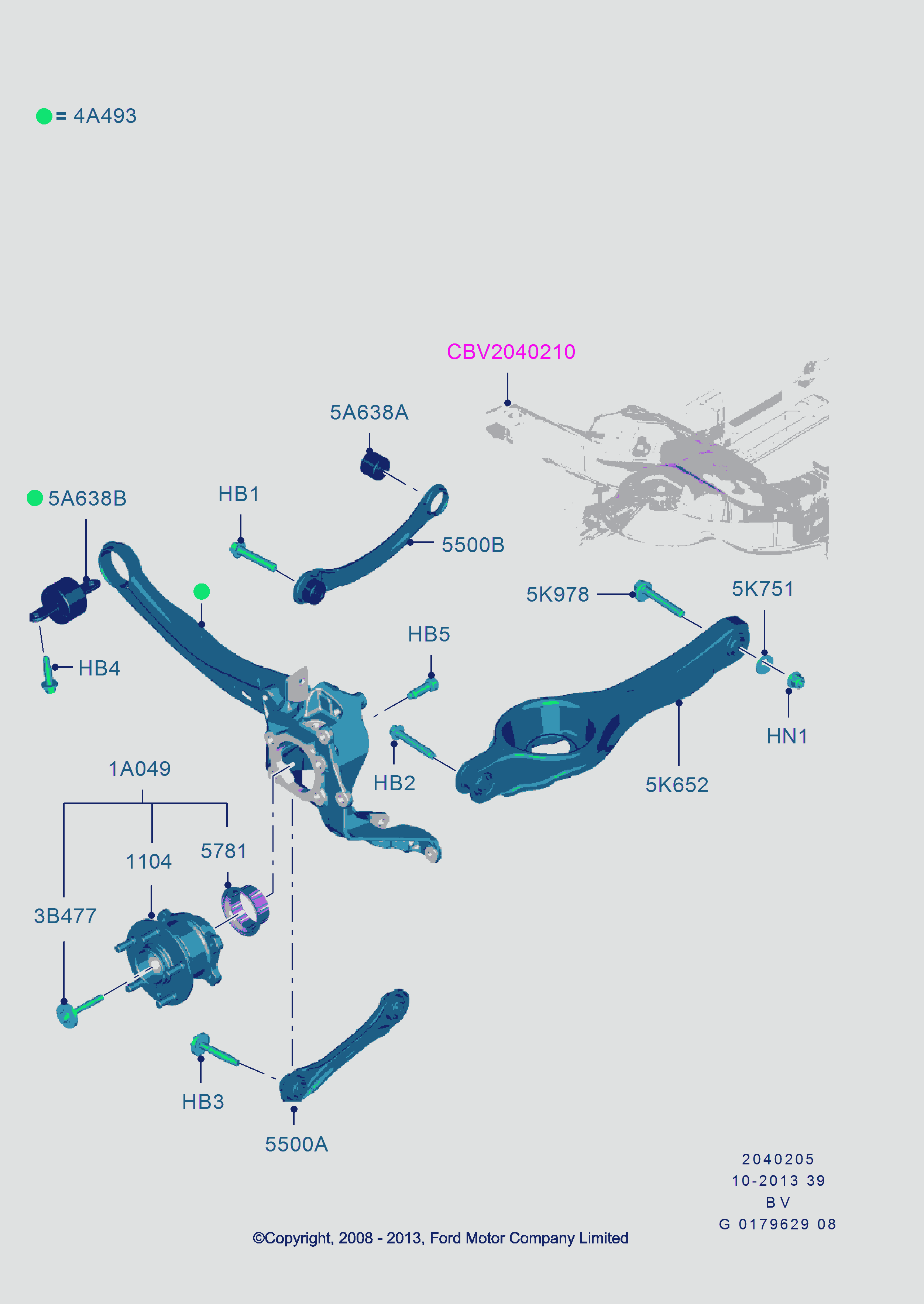 FORD 1502440 - Track Control Arm parts5.com