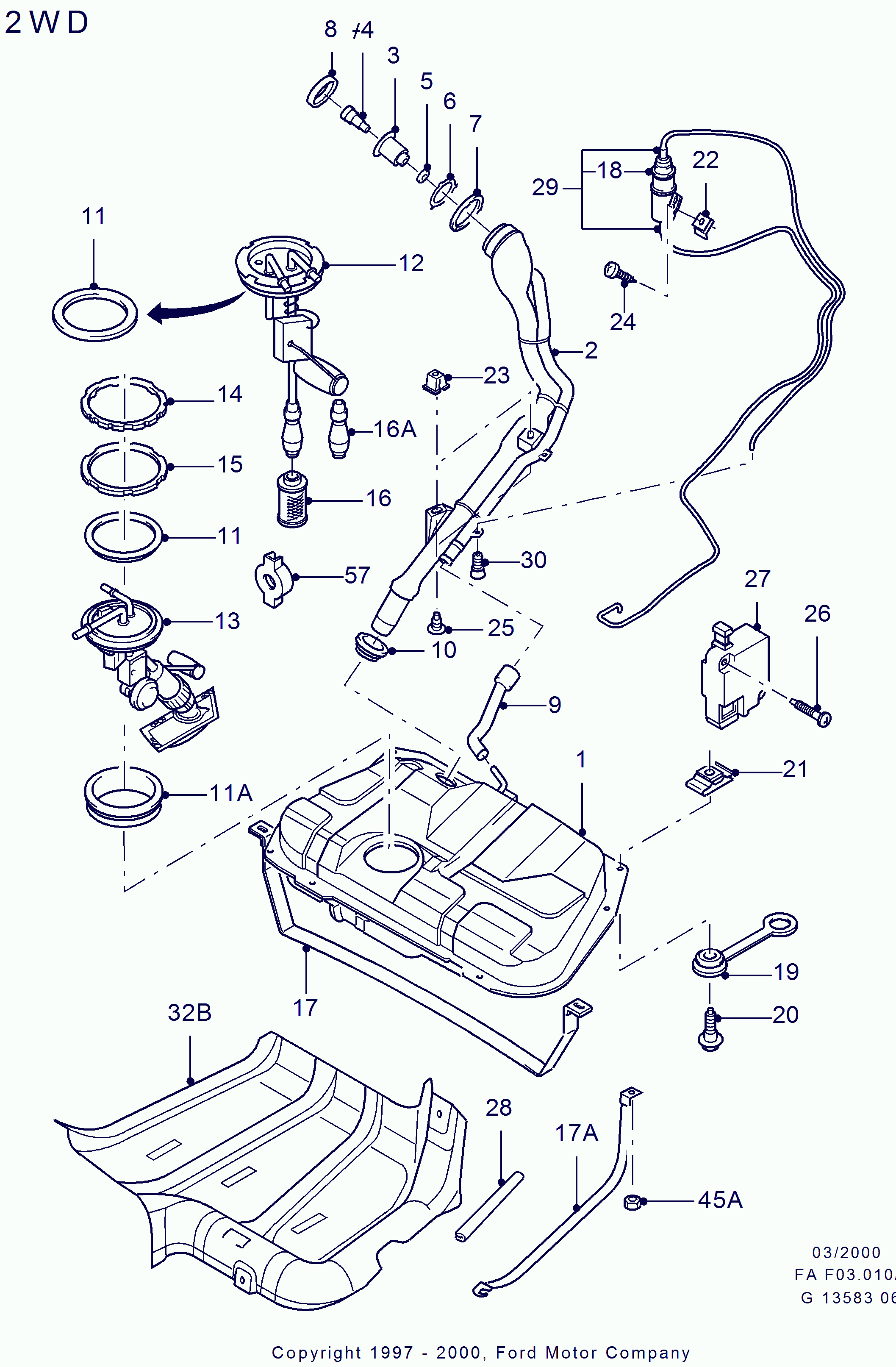 MAZDA 1067973 - Топливный насос parts5.com