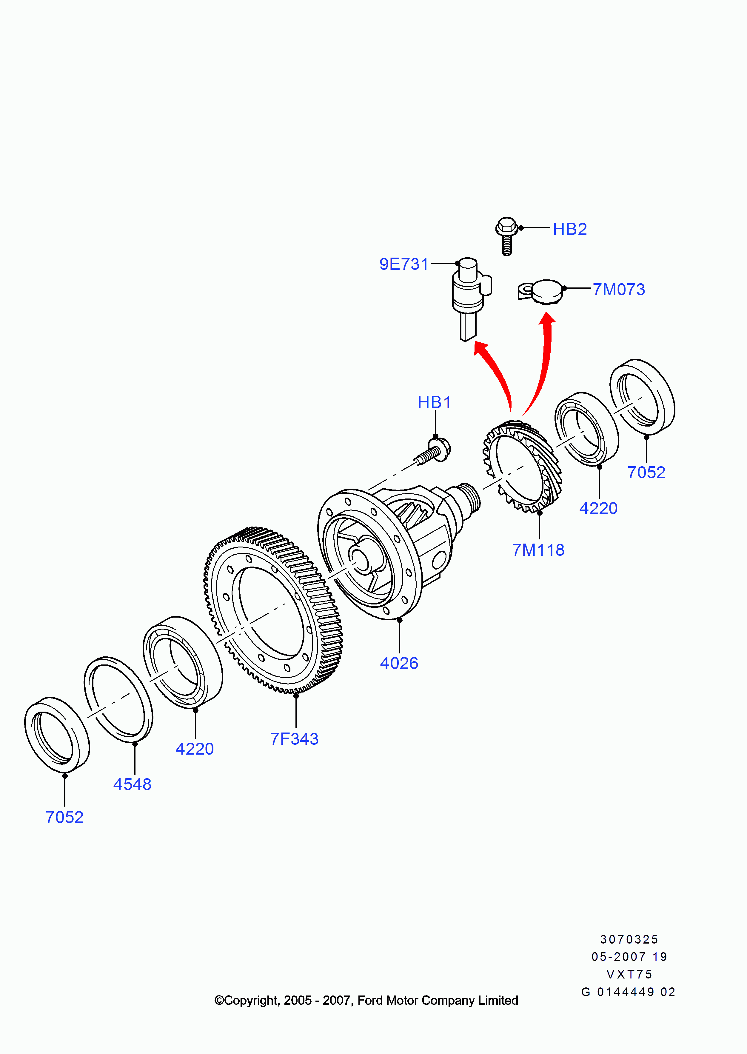 FORD 1543933 - Уплотняющее кольцо, дифференциал parts5.com