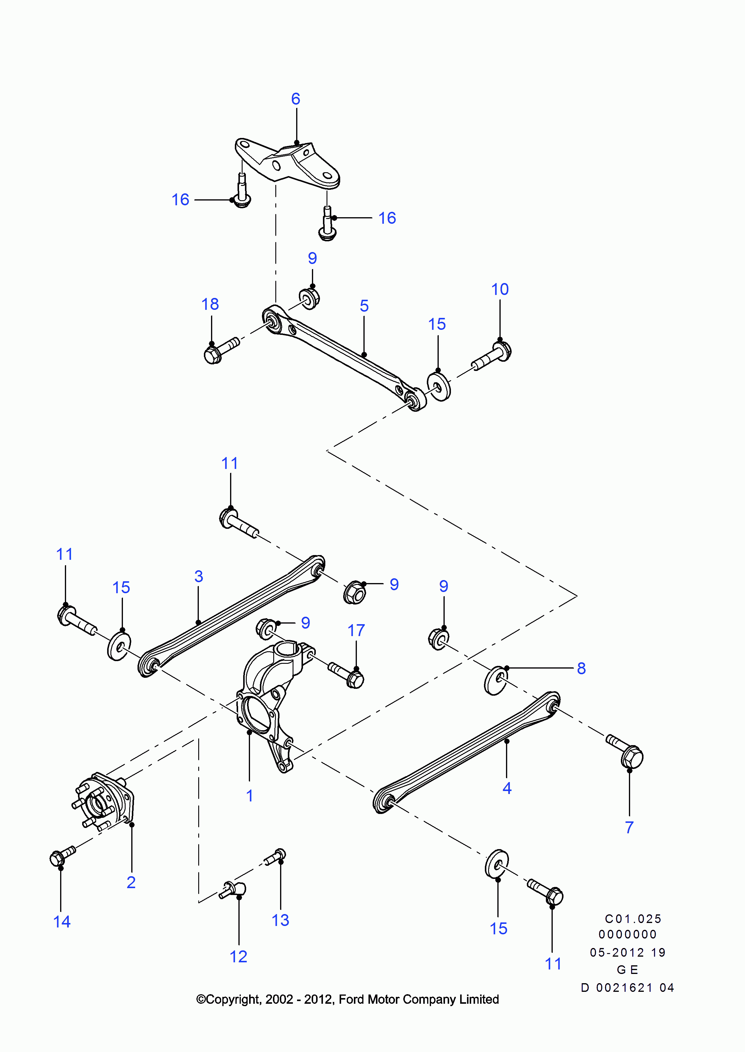 FORD #1118921 - Track Control Arm parts5.com