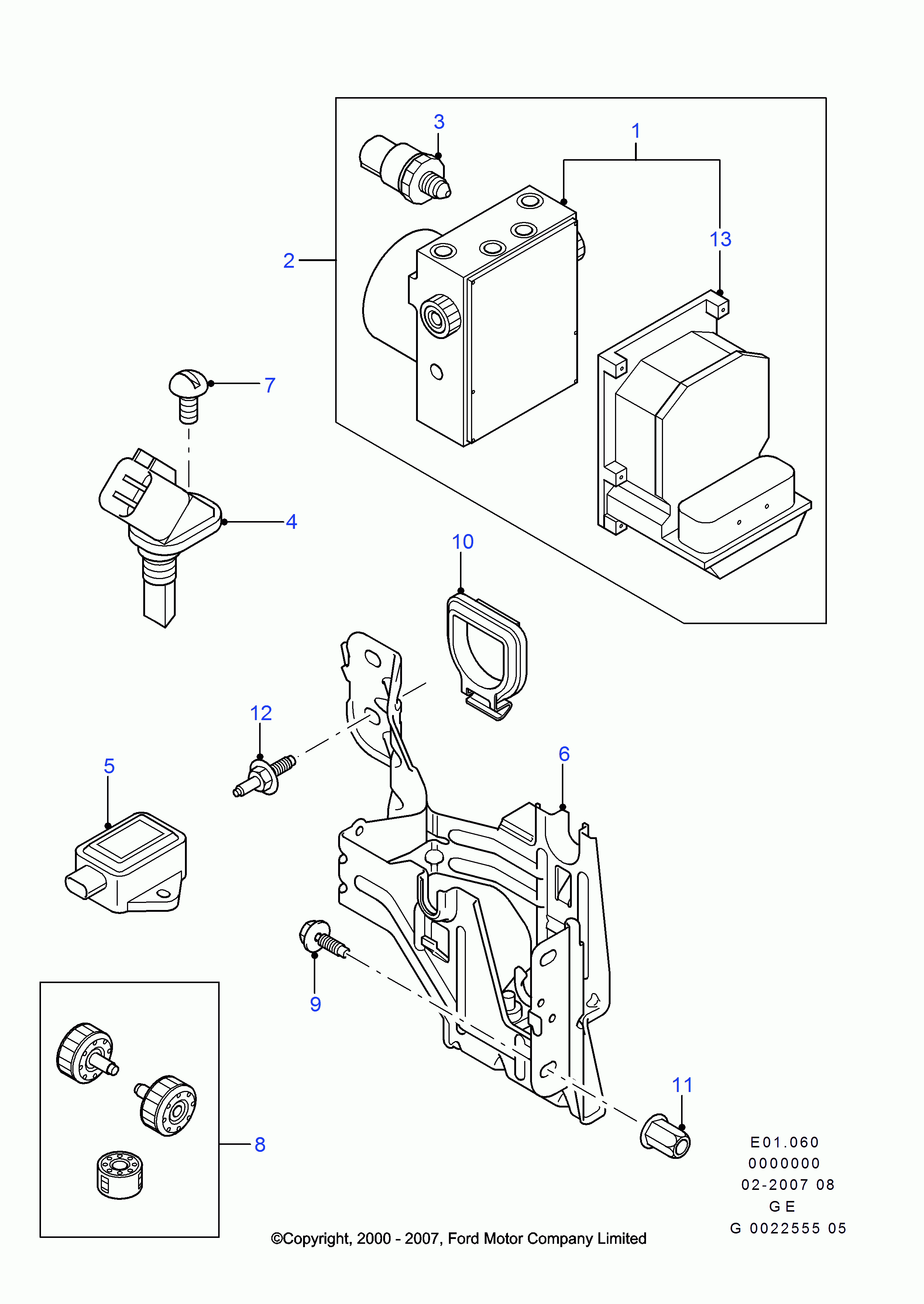 FORD 1 386 268 - Датчик ABS, частота вращения колеса parts5.com