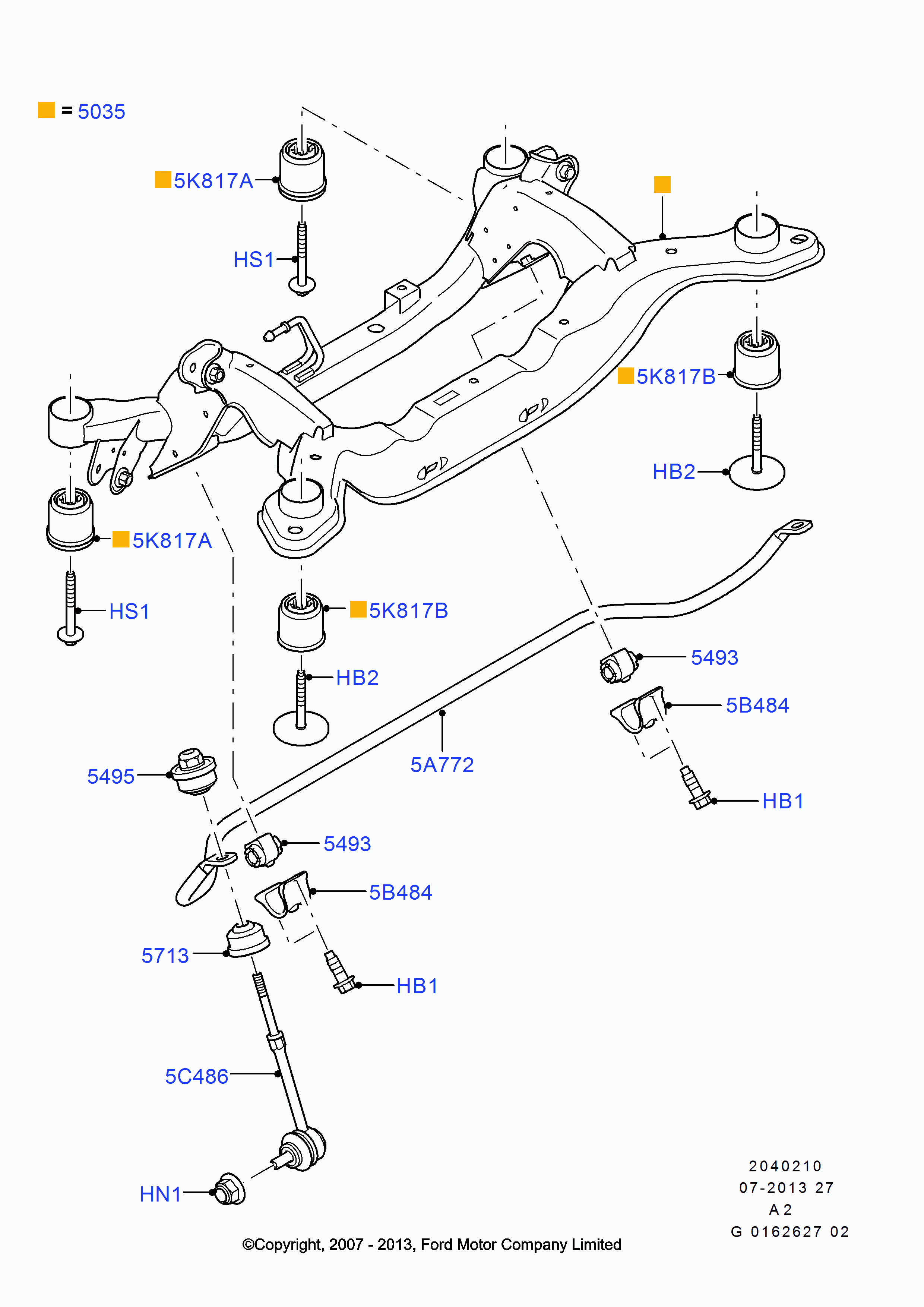 FORD 1 377 398 - Тяга / стойка, стабилизатор parts5.com