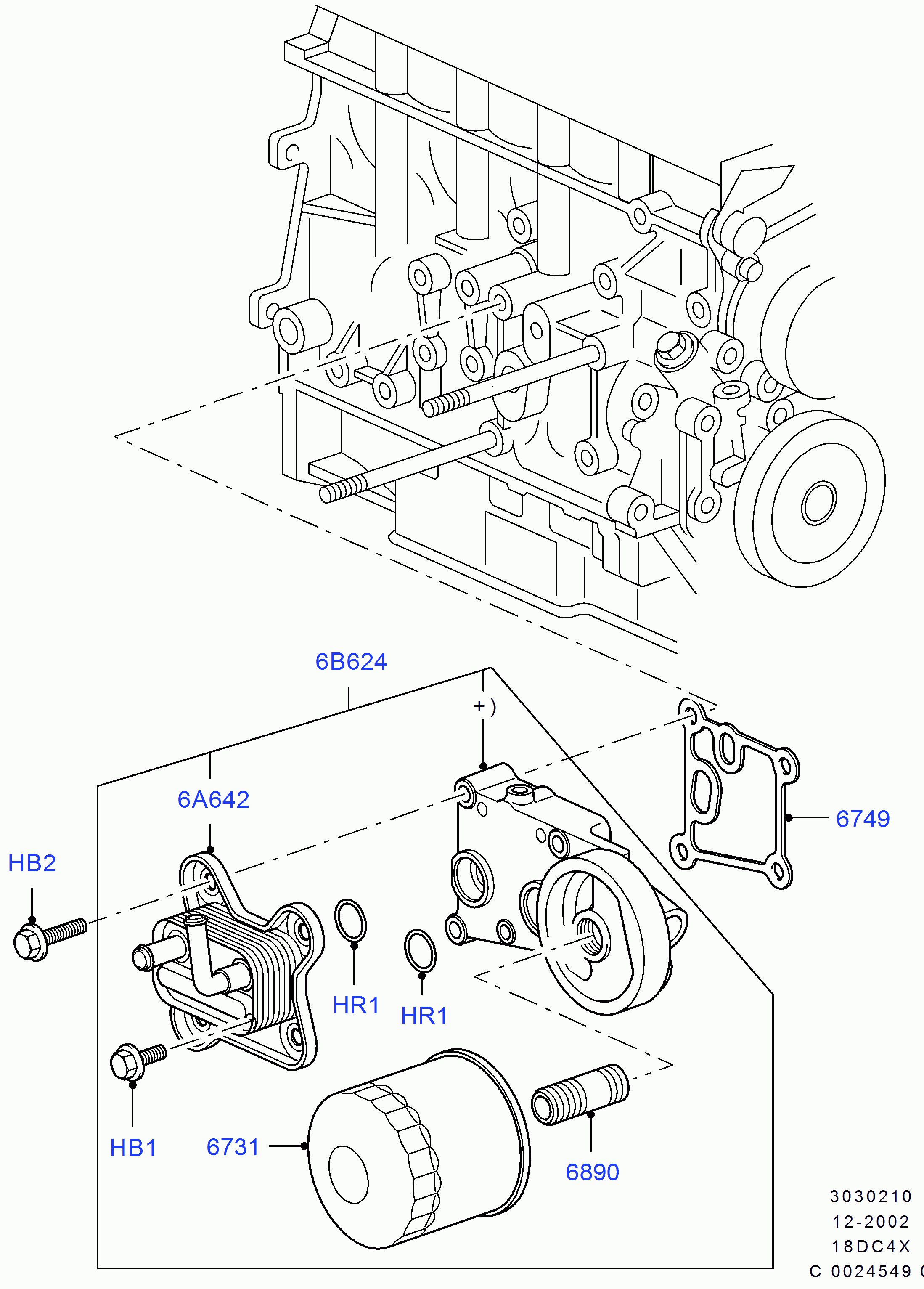 FORD 18075 16 - Масляный фильтр parts5.com