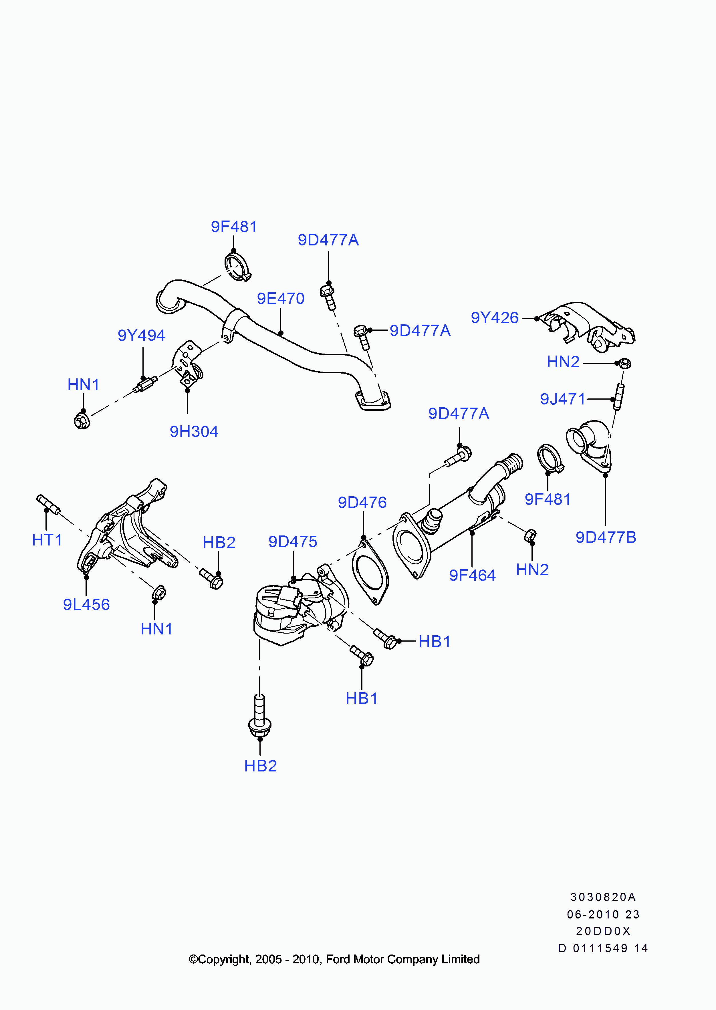 FORD 1231966 - Прокладка parts5.com