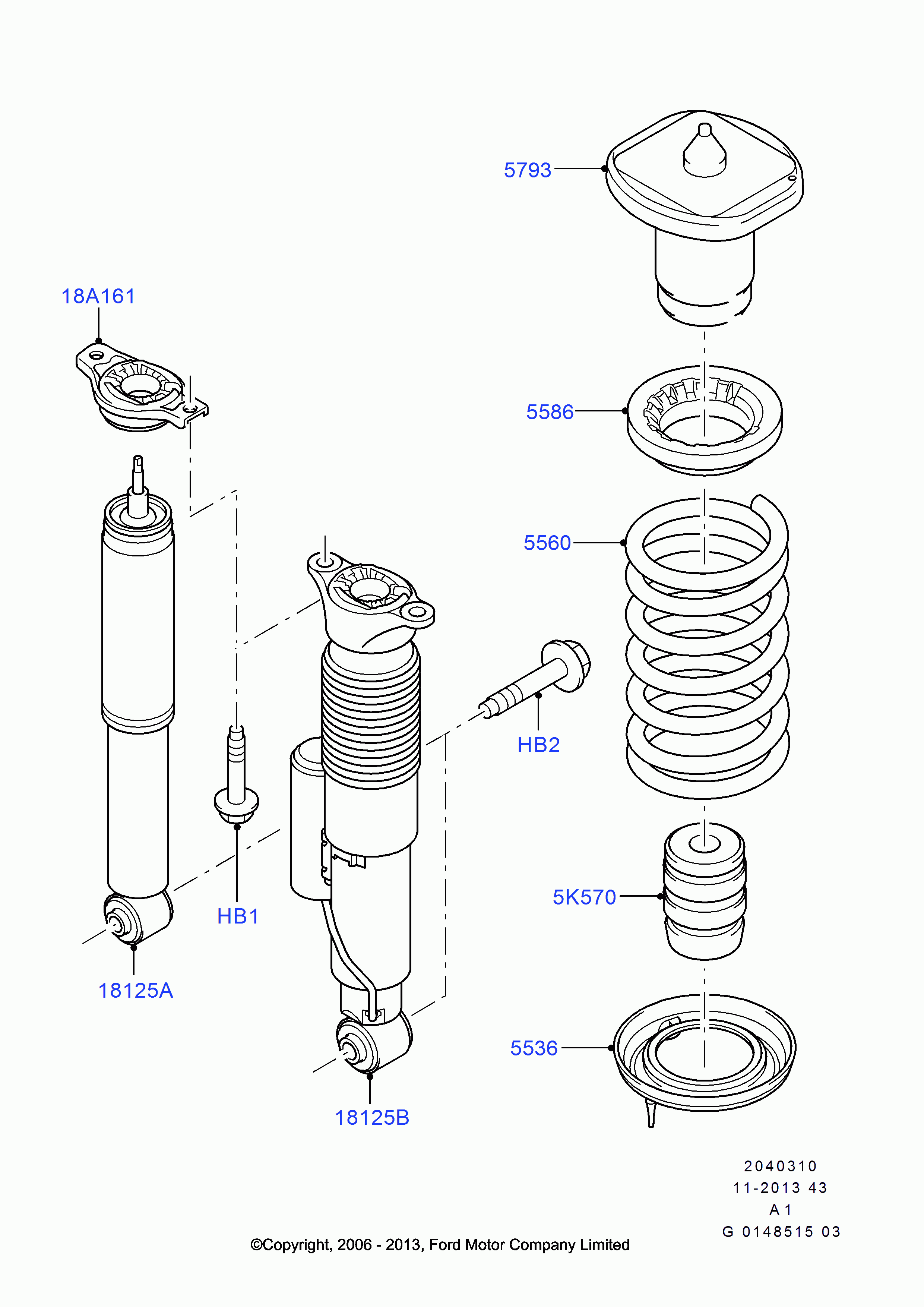 FORD 1521249 - Тарелка пружины parts5.com